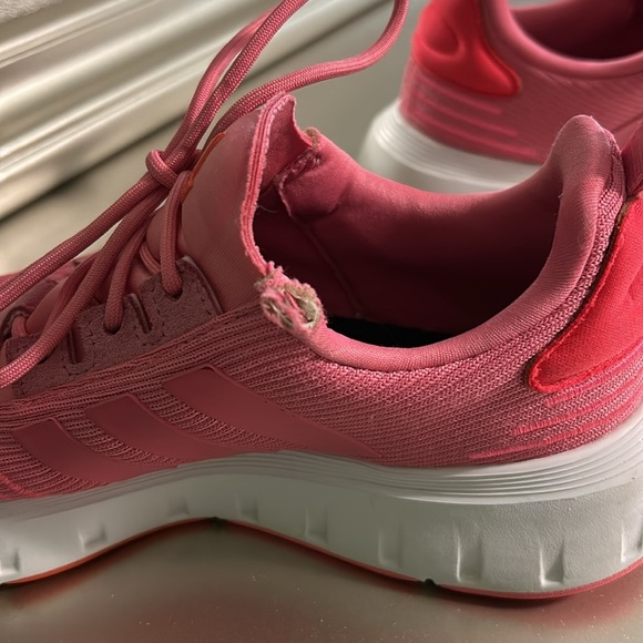 Adidas, hot pink and orange sneakers - Picture 7 of 10